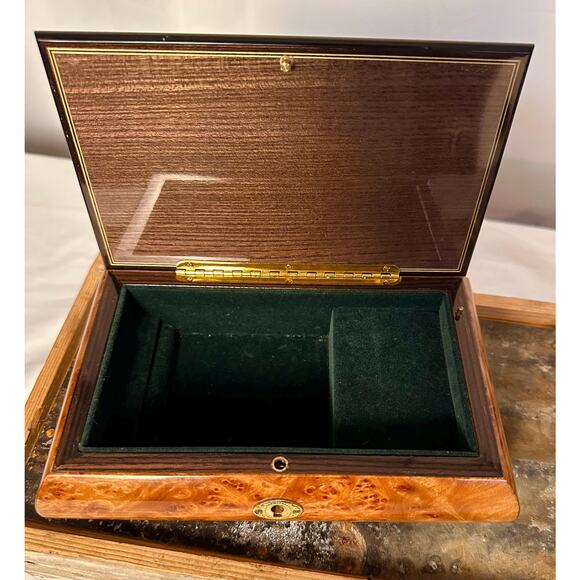 Vintage Musical Wood Box, Swiss Musical Movement, The San Francisco Music Box Co - Picture 5 of 7